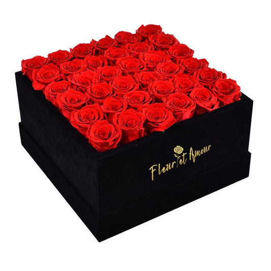 RED ROSES VELVET 36 - Fleur Et Amour